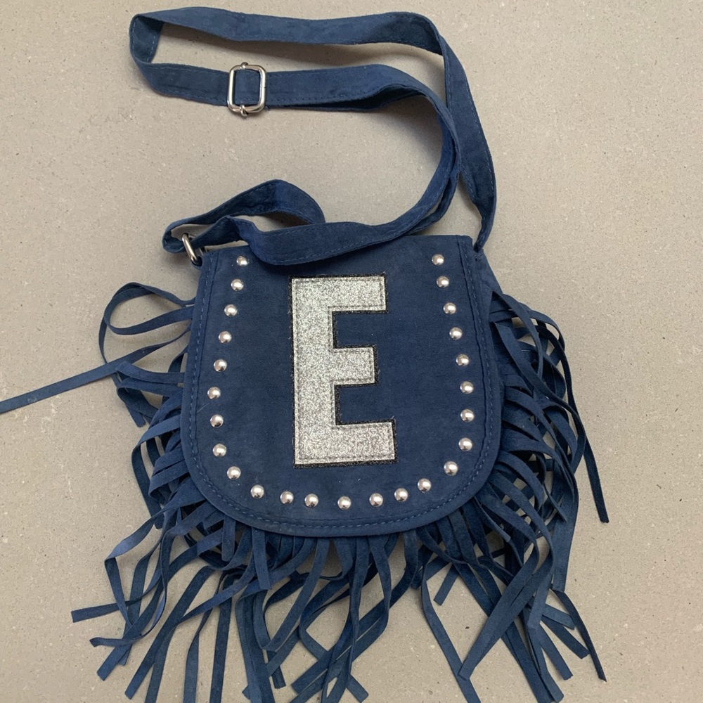 HOST PICK ✨ FAUX SUEDE “E” JUSTICE PURSE